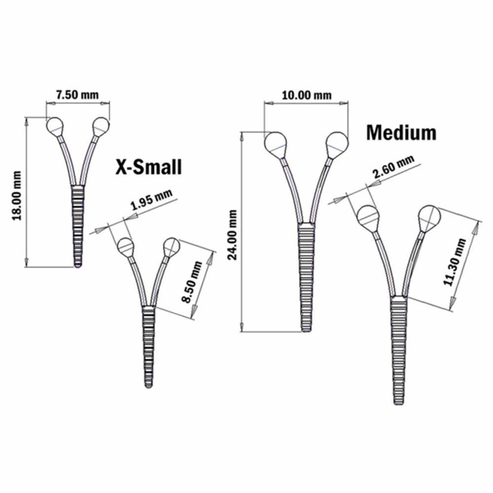 Veniard Easy Shrimp Eyes Medium Clear Fly Tying Materials